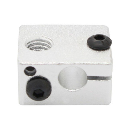 Aluminiowy Blok Grzejny do Głowicy Drukarki 3D E3D V6 - Kompatybilny z Głowicami Serii MK, J- i M6