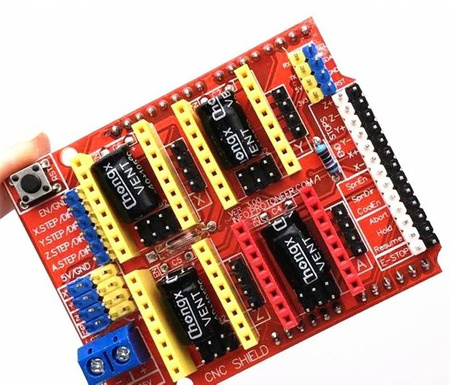 Moduł Grawerowania CNC V4 z Shieldem dla Arduino Nano i Sterownikiem Silnika Krokowego 3D Drukarki V4