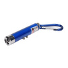 Mini Latarka 3w1 LED UV Laser z Karabińczykiem - Praktyczny Dodatek do Kluczy i Plecaka