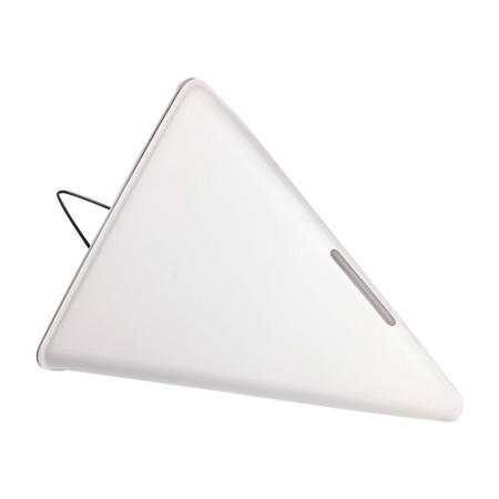 Doniczka Wisząca Na Ścianę Biała Samonawadniająca - 31cm - Triangle 