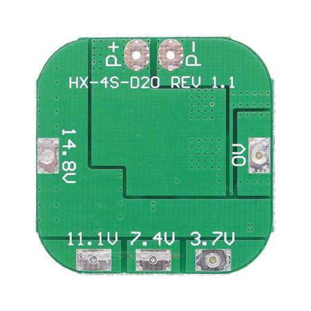 Moduł BMS do ogniw Li-Ion 4S 16V 5A 18650 + ładowarka i zabezpieczenie przed rozładowaniem
